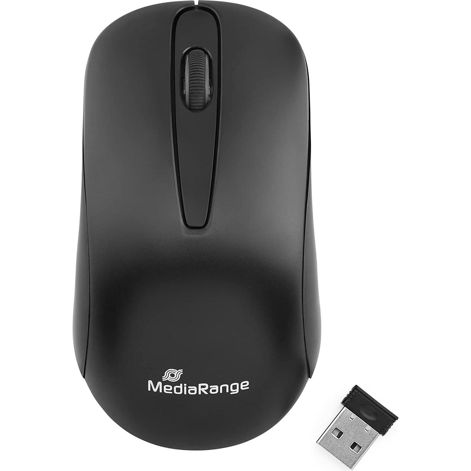 MediaRange MROS209 (Kabellos), Maus, Schwarz