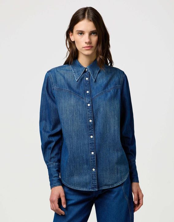 Image du produit Wrangler Jeanshemd Yoke Denim Shirt (S)