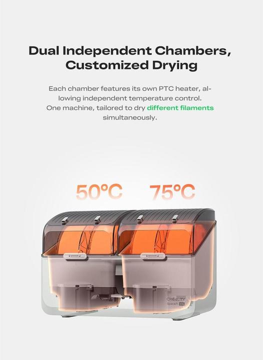 Image du produit Creality Filament Trockenbox SpacePi X4 l