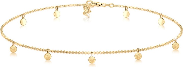 Produktbild Elli Choker mit Plättchen Matt Look (Sterling Silber, 36 cm)