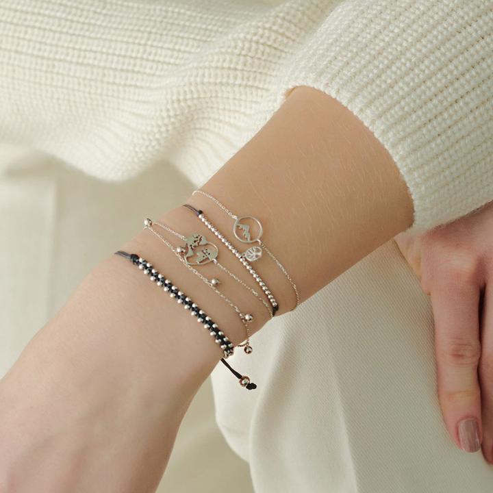 Immagine prodotto Xenox Bracciale Wanderlust (18.50 cm, Argento)