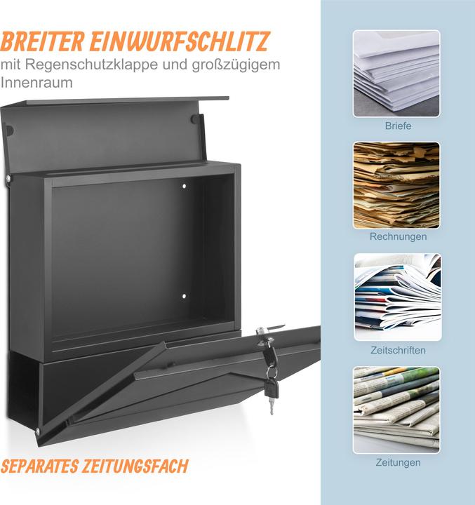 Produktbild Relaxdays Briefkasten