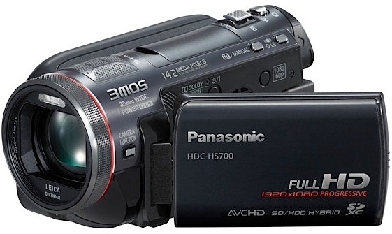 Panasonic HDC-HS700-K, Full HD hard disc camcorder, 240GB