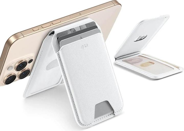 Produktbild ESR Aura Wallet Stand (HaloLock), Bright White (Apple iPhone 16)