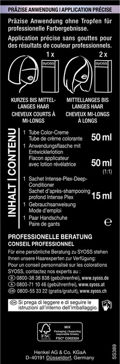 Immagine prodotto Syoss Colore Riflessi metallici 3 89 Bronzo Caffè (3_89 Caffè di bronzo)
