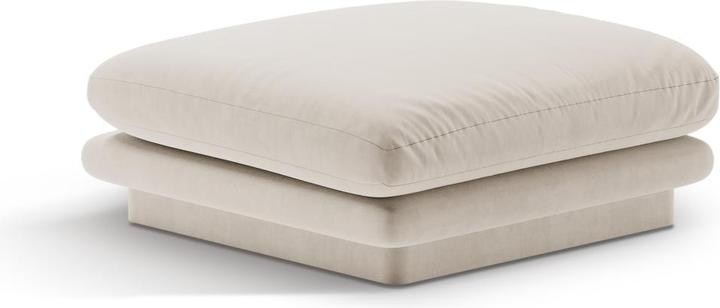 Image du produit Micadoni Pouf, "Torino", 1 Place, 80x80x41 Fabriqué en Europe (Tabouret de canapé)