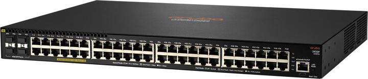 Immagine prodotto HPE E Aruba 2930F Switch 4 porte SFP, PoE+ Layer 3, VSF Stacking, RIP Routing, Access OSP (48 Porti)