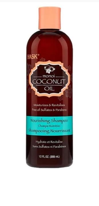 Produktbild Hask MONOI COCONUT OIL nourishing shampoo 355 ml (355 ml, Flüssiges Shampoo)