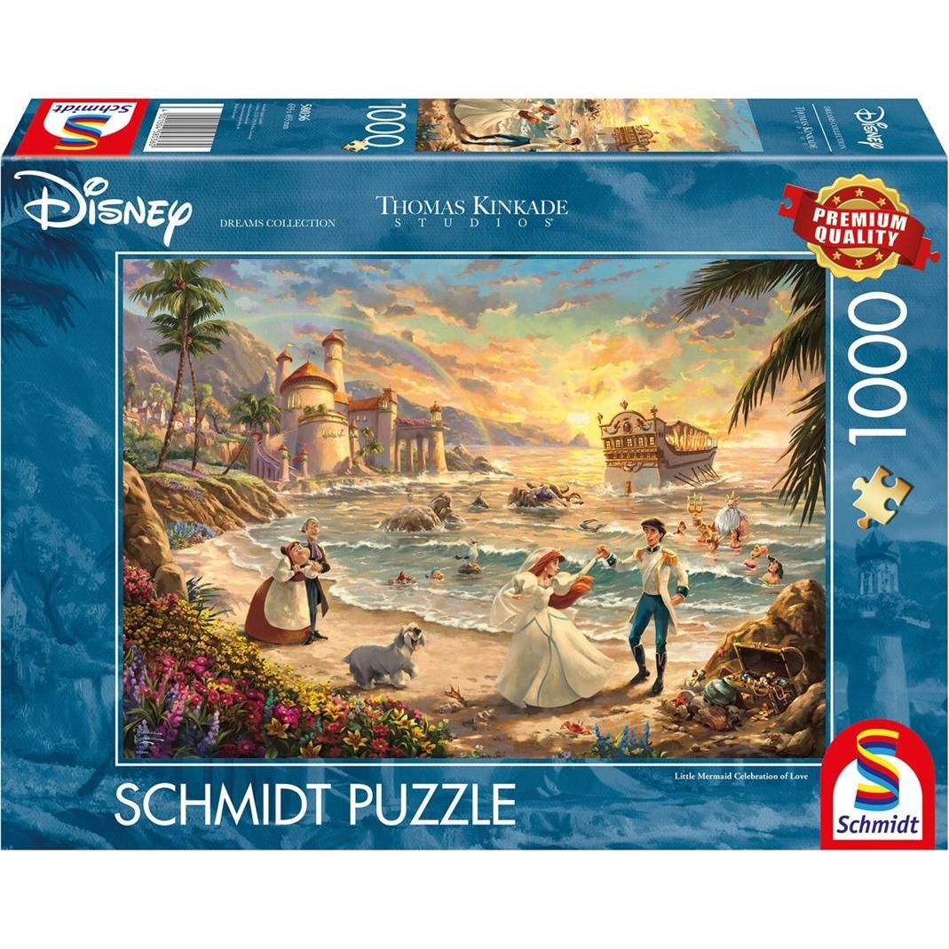 Thumbnail - Schmidt Spiele Disney The Little Mermaid Celebration of Love 1000 Teile (1000 Teile)
