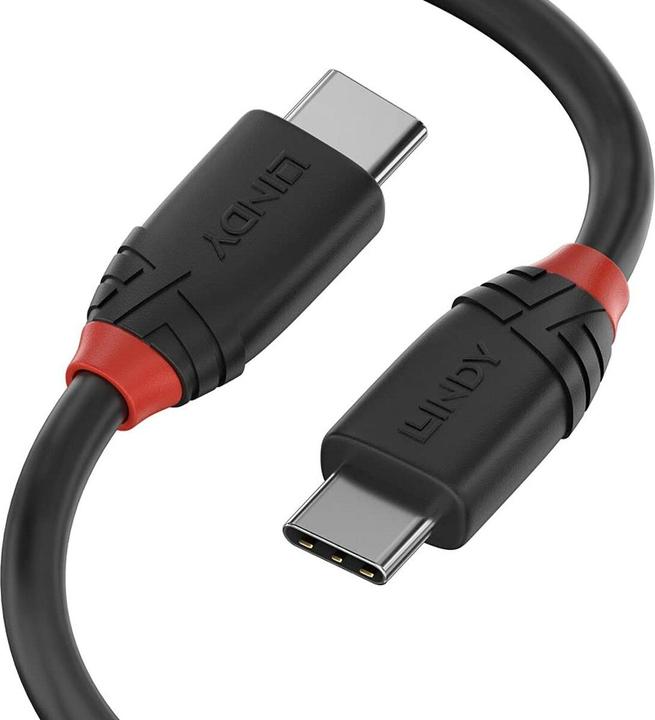 Produktbild Lindy USB/C-USB/C M-M (1 m, USB 3.1, 60 W)