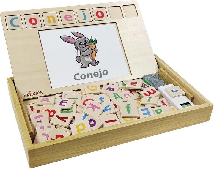 Produktbild Lexibook Bio Toys Wortschule zweisprachig: Englisch - Spansisch - Holzspielzeug (Spanisch, Englisch)