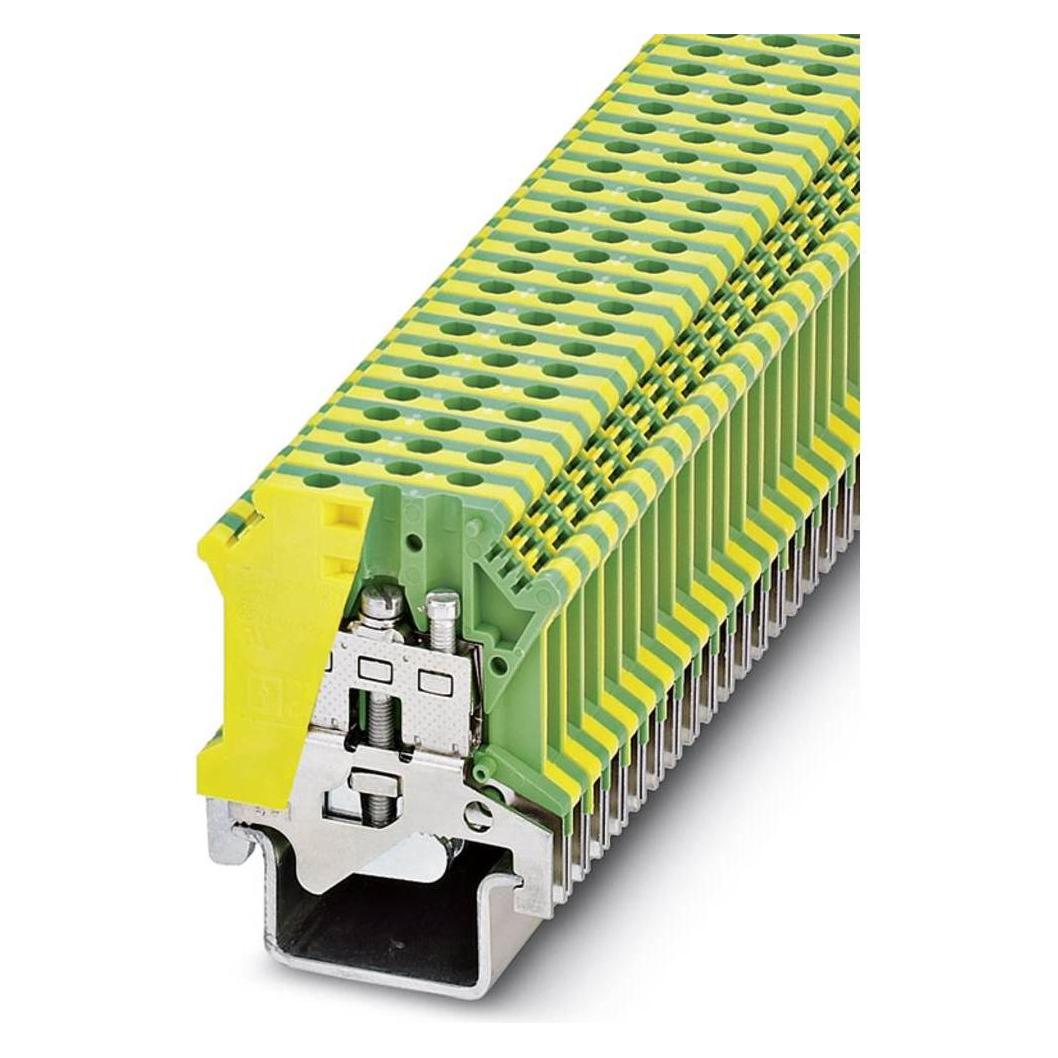 Phoenix Contact Phoenix Schutzleiter-Reihenklemme USLKG 4-1 Gruen-Gelb-, Elektronikkabel + Stecker, Grün, Gelb