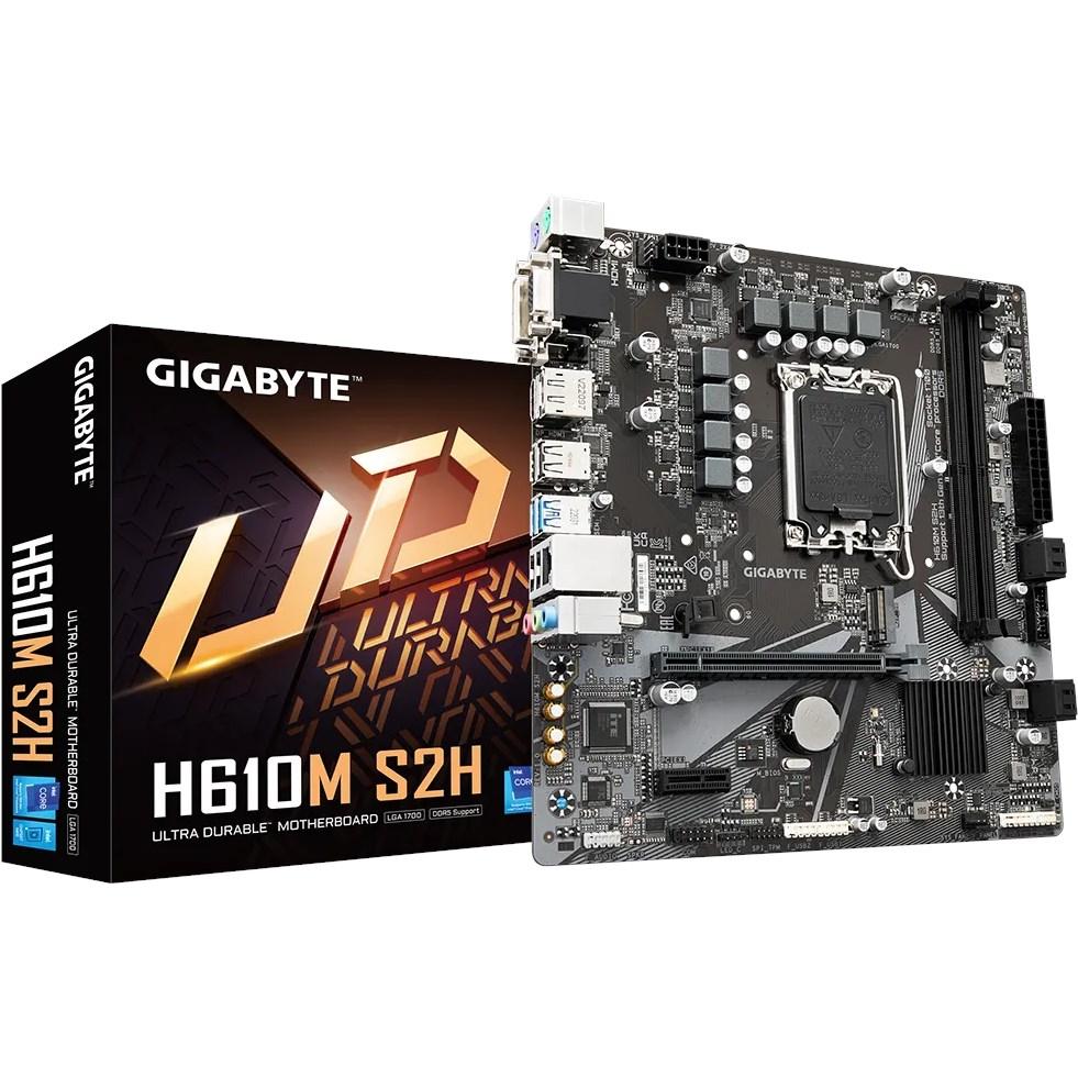 Thumbnail - Gigabyte MB S2H H610,S1700,mATX,Intel (LGA 1700, Intel H610 Express, mATX), Mainboard