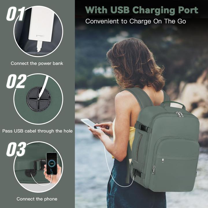 Produktbild Only-Bags.Store Handgepäck Flugzeug Reiserucksack, Handgepäck Rucksack (40 l)