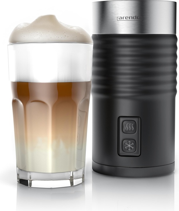 Image du produit Arendo Mousseur à lait 435 W, Automatique, Électrique, Anti-adhésif, Mousse chaude et froide (20 cl)
