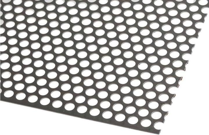 RS PRO Feuille inox 304 perforée, Ø4,8mm (500 mm, 500 mm, 0.55 mm)