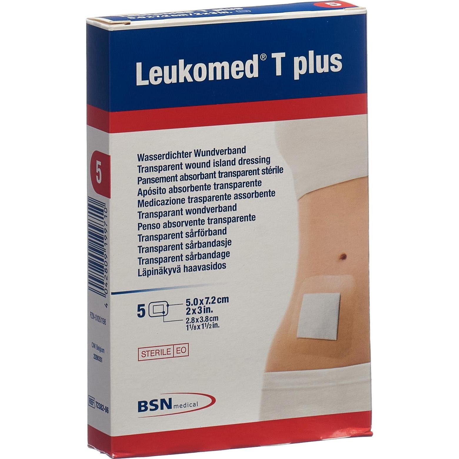 BSN, Pflaster, T plus transparenter Wundverband mit Wundauflage (5 x)
