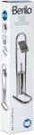 Actual product image Berilo high chrome-plated metal toilet brush holder