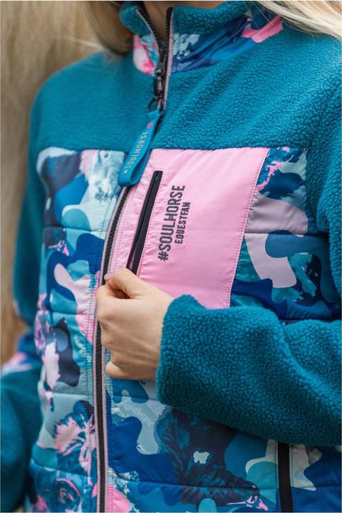 Actual product image Soulhorse Crazy Connection teddy fleece mix jacket (M)