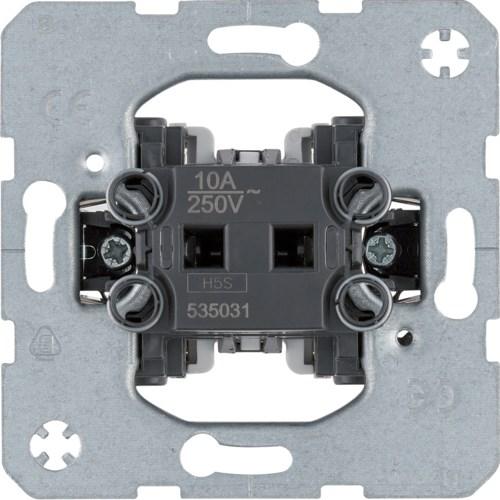 Hager 1 Druckknopfschalter One.Platform Schliesserkontakt-Selbstverriegelungsmechanismus (535031)
