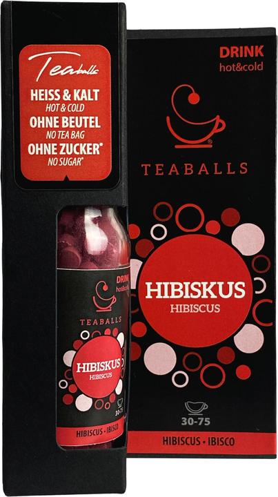 Actual product image Teaballs Hibiscus Black Selection 30-75 cups (73 g)