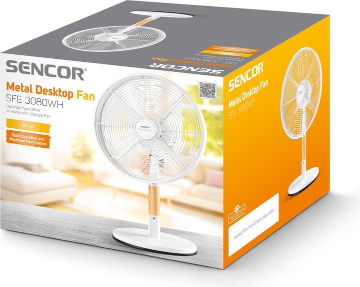 Actual product image Sencor Fan of SFE 3080WH (62 dB)