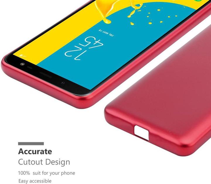 Actual product image Cadorabo TPU Matt Metallic Cover (Samsung Galaxy J6 (2018))