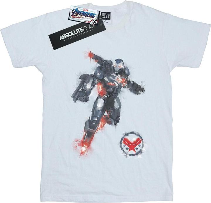 Actual product image Mens Avengers Endgame Painted War Machine T-Shirt (XL)