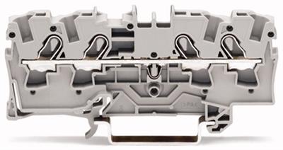 Produktbild Wago DIN-Schienenklemme 4 x 4 mm2 grau (Diverse)