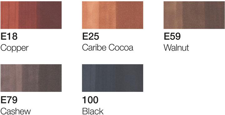 Image du produit Copic Marqueur ciao, 5+1 Set "Hair Tones 2 (5x)