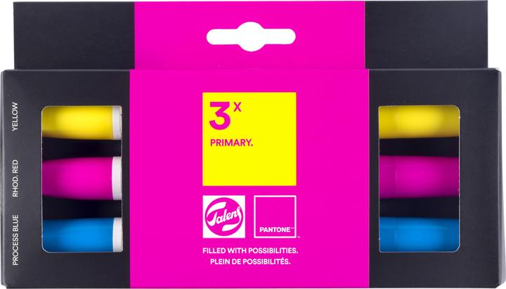 Produktbild Talens Pantone Marker Set 3x Primary, Strichstärke: Keine (3x)