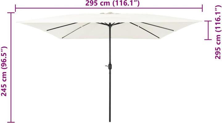 Image du produit vidaXL Garten-Sonnenschirm (2.95 m)