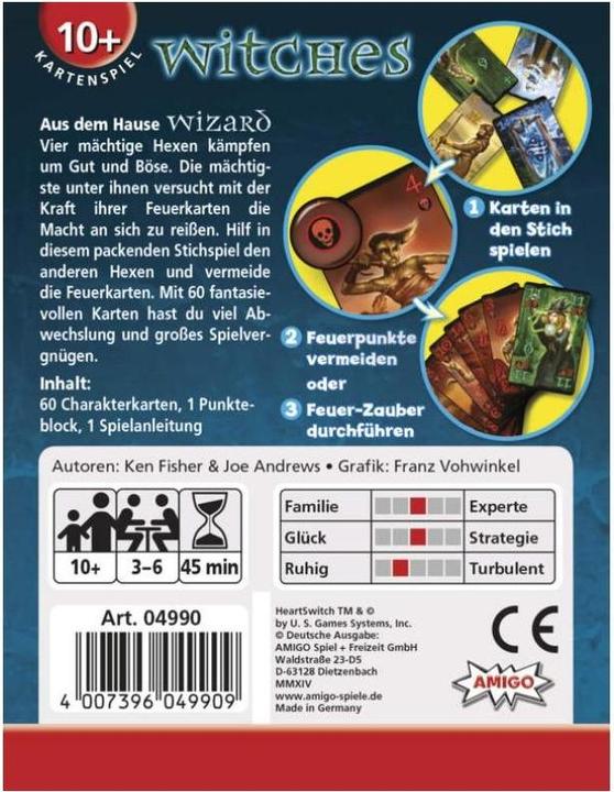 Actual product image Amigo Witches (German, 3 - 6 Players)