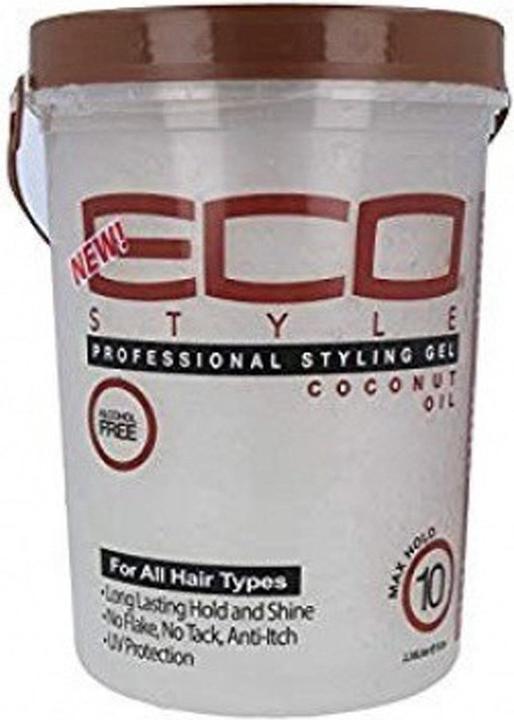 Eco Style Gel Coconut Oil Weightless Styling 80 Oz (Haargel, 80 ml)