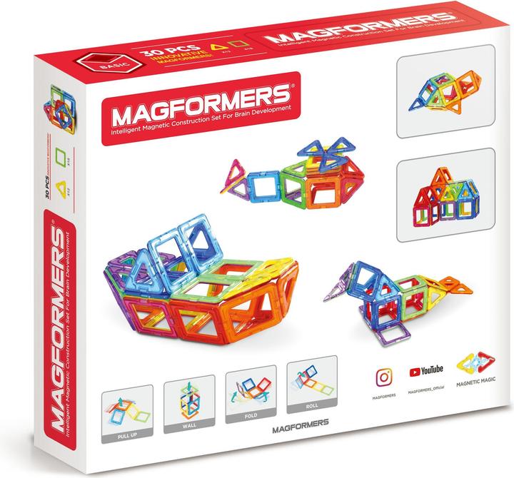 Image du produit Magformers Jeu d'aimants, 30 pcs.
