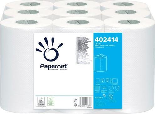 Papernet Paper towels white 2-ply 402414 (9x)
