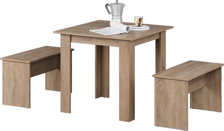 Produktbild Vicco Set Sentio mit 2 Bänken (80 x 80 x 73 cm)