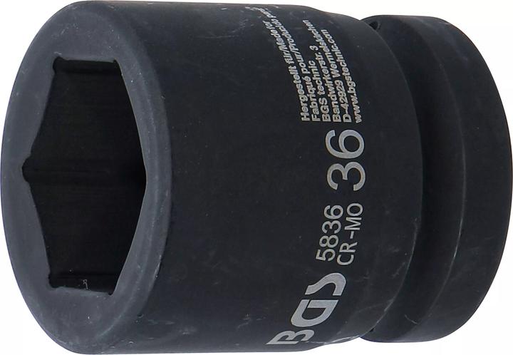 Image du produit BGS Douille à choc, six pans 25 mm (1") 36 mm (36 mm)