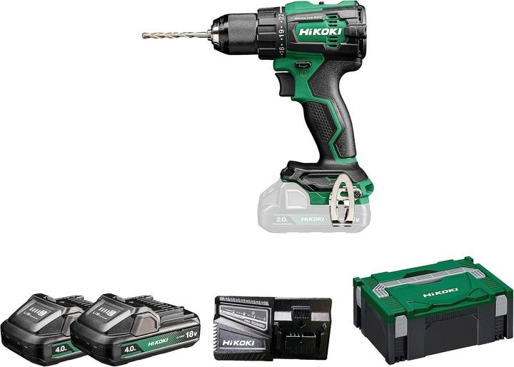 Hitachi HIKOKI WKRĘTARKA UD.18V DV18DE WHZ 70Nm 2x4,0Ah BL HITSYSTEM