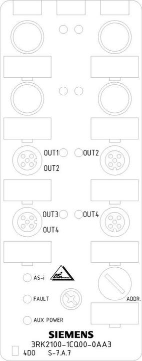 Produktbild Siemens SPS-E/A-Modul 3RK2100-1CQ00-0AA3 3RK21001CQ000AA3