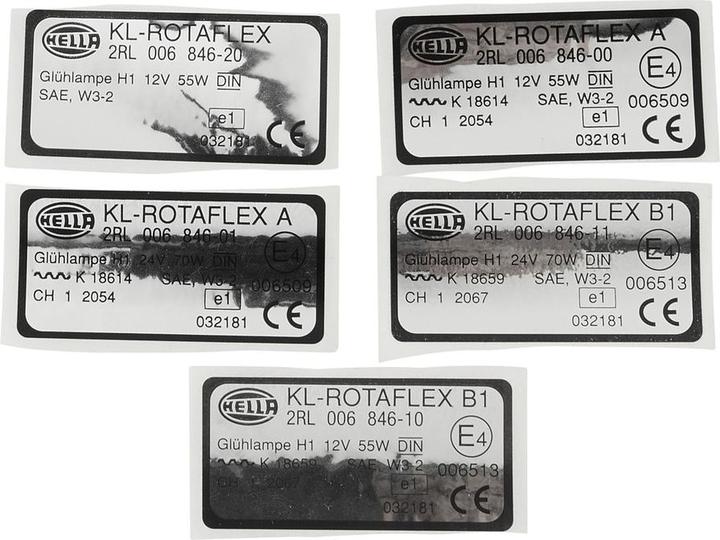 Actual product image Hella rotating beacon reflector for CATERPILLAR