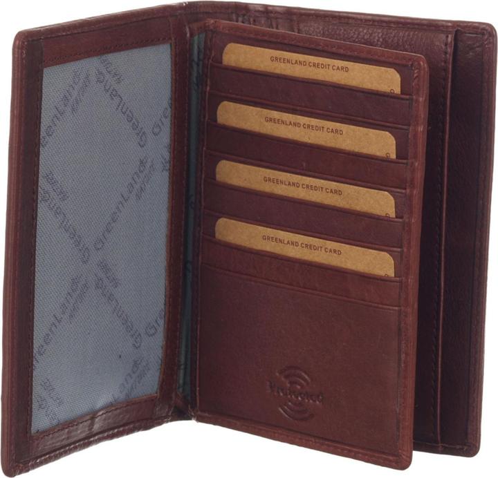 Image du produit Greenland Nature Porte-passeport Soft Colour RFID en cuir 12 cm