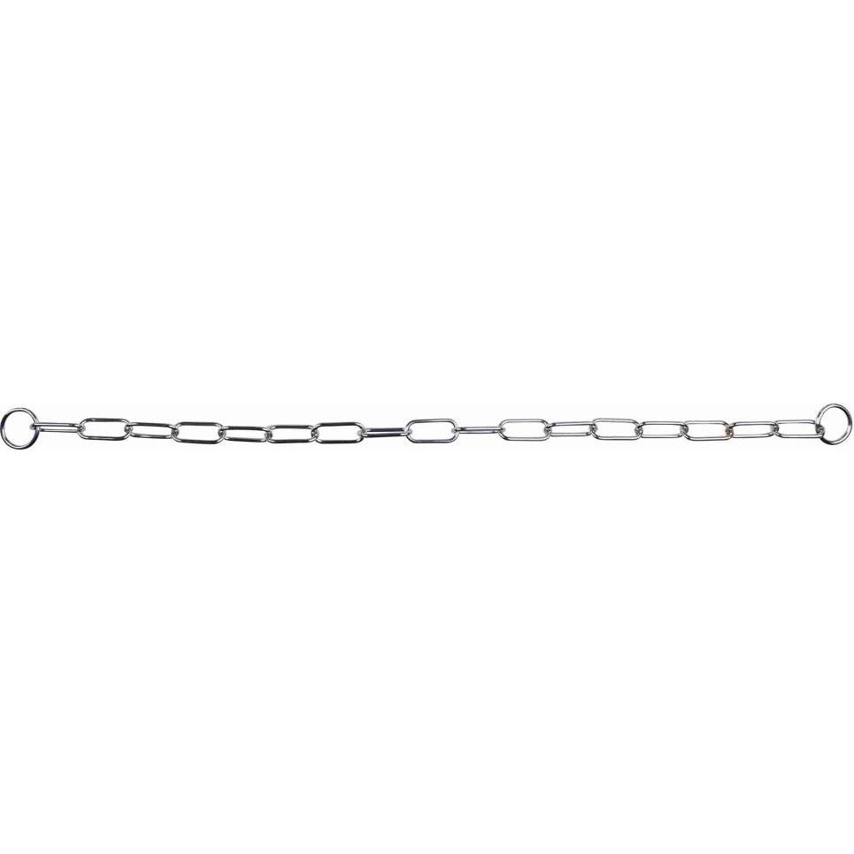 Trixie 2155, Hund, Kettenhalsband, Chrom, Metall, Monochromatisch, XXL (XXL, Hund), Halsband + Leine