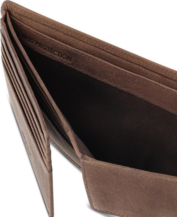 Image du produit Redolz Leather Essentials Portefeuille en cuir avec protection RFID 12 cm