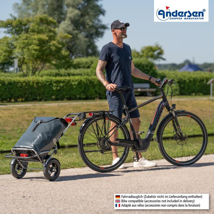 Immagine prodotto Andersen Royal Shopper Plus Ortlieb carrello spesa 65 cm con ruote pneumatiche