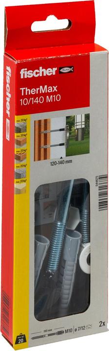 Produktbild Fischer TherMax 10/140 M10 (2) (2 Stk.)