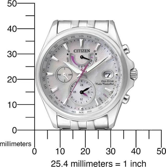 Immagine prodotto Citizen Signore Radiocontrollate FC0010-55D (L) (Orologio digitale, Orologio radiocontrollato, 39 mm)
