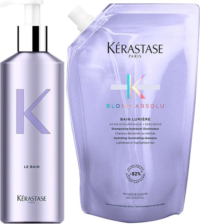 Actual product image Kérastase Bain Lumière Nachfüllpack (Liquid shampoo, 500 ml)