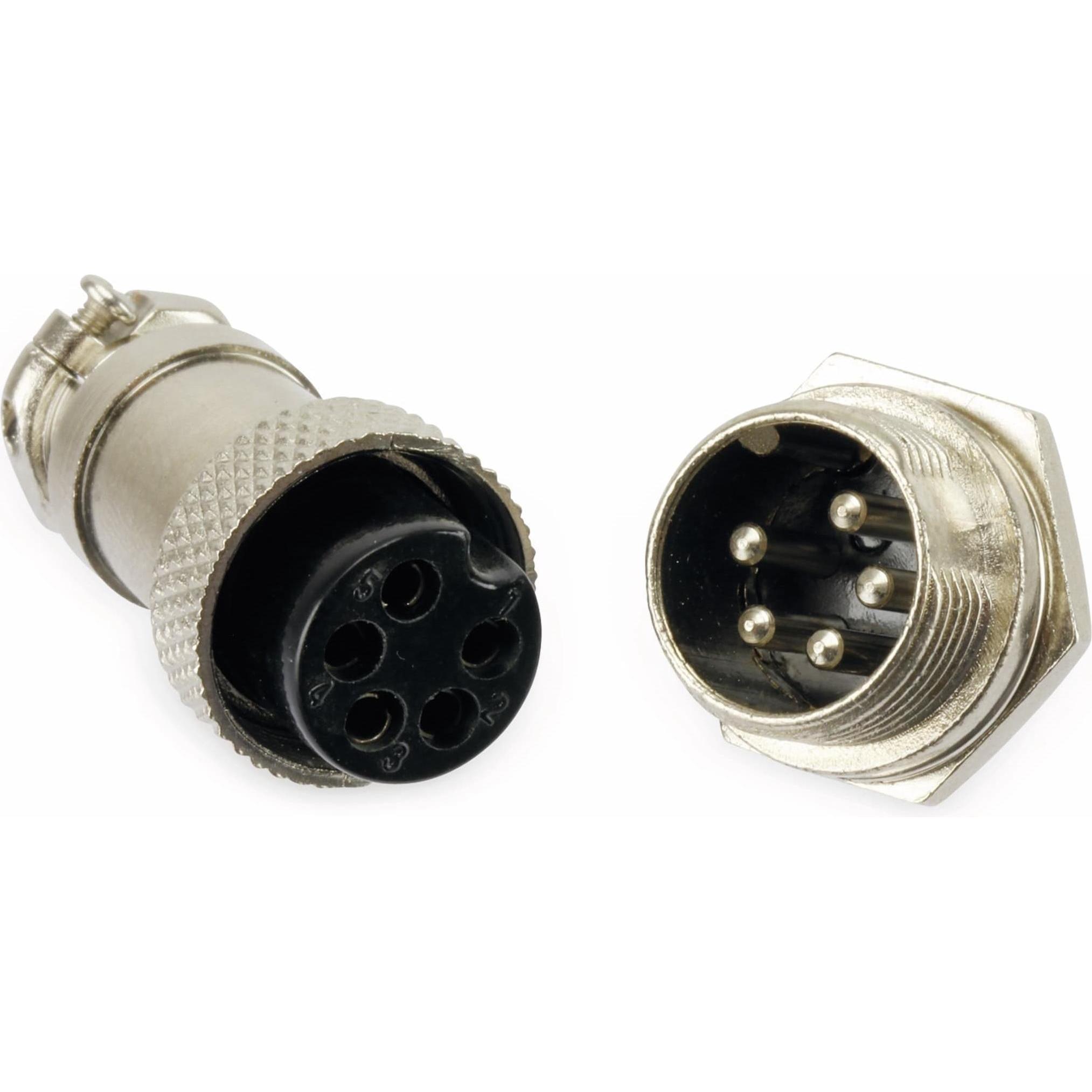Eneroid Steckverbinder-Set GX16-5, 5-polig, Elektronikkabel + Stecker