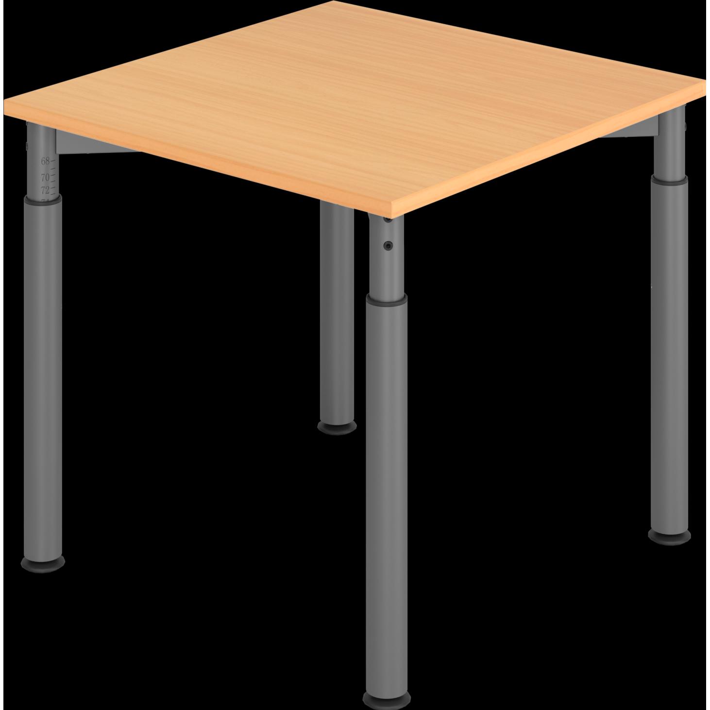 MC, Schreibtisch, MyTable Y Schreibtisch mit Gestell Graphit (800 x 800 x 680 mm)